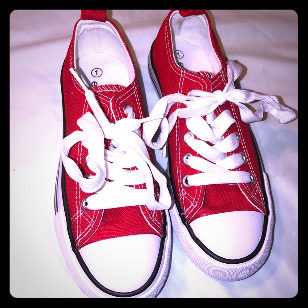 Converse style sneakers